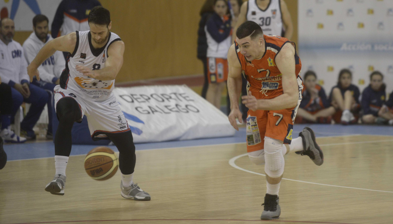 Imagen del tercer partidos de la semifinal entre el Básquet Coruña y el Melilla de la temporada 2015-16