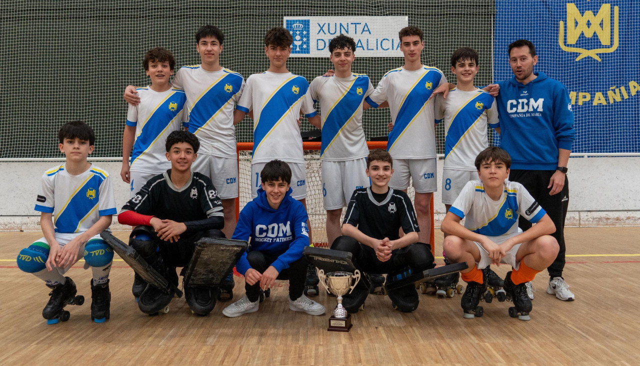 El equipo infantil de Compañía de María