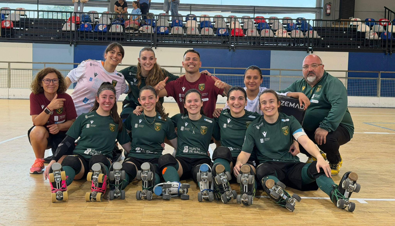 El Marineda, después del partido en Vigo y proclamarse campeón de la OK Plata