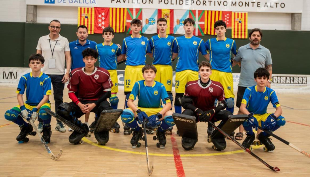 El equipo infantil de Compañía de María que se proclamó subcampeón de España
