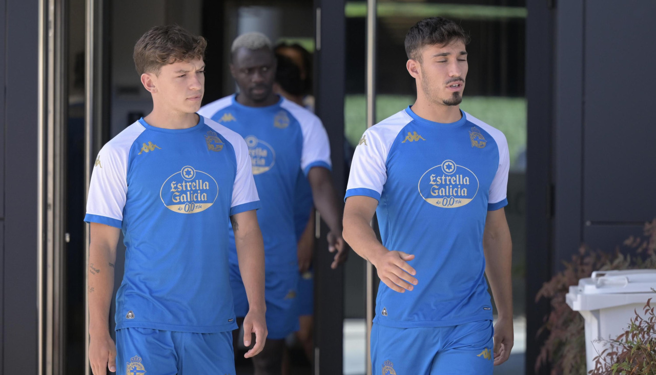 Diego Gómez y Martín Ochoa, durante la pretemporada 2025-2026