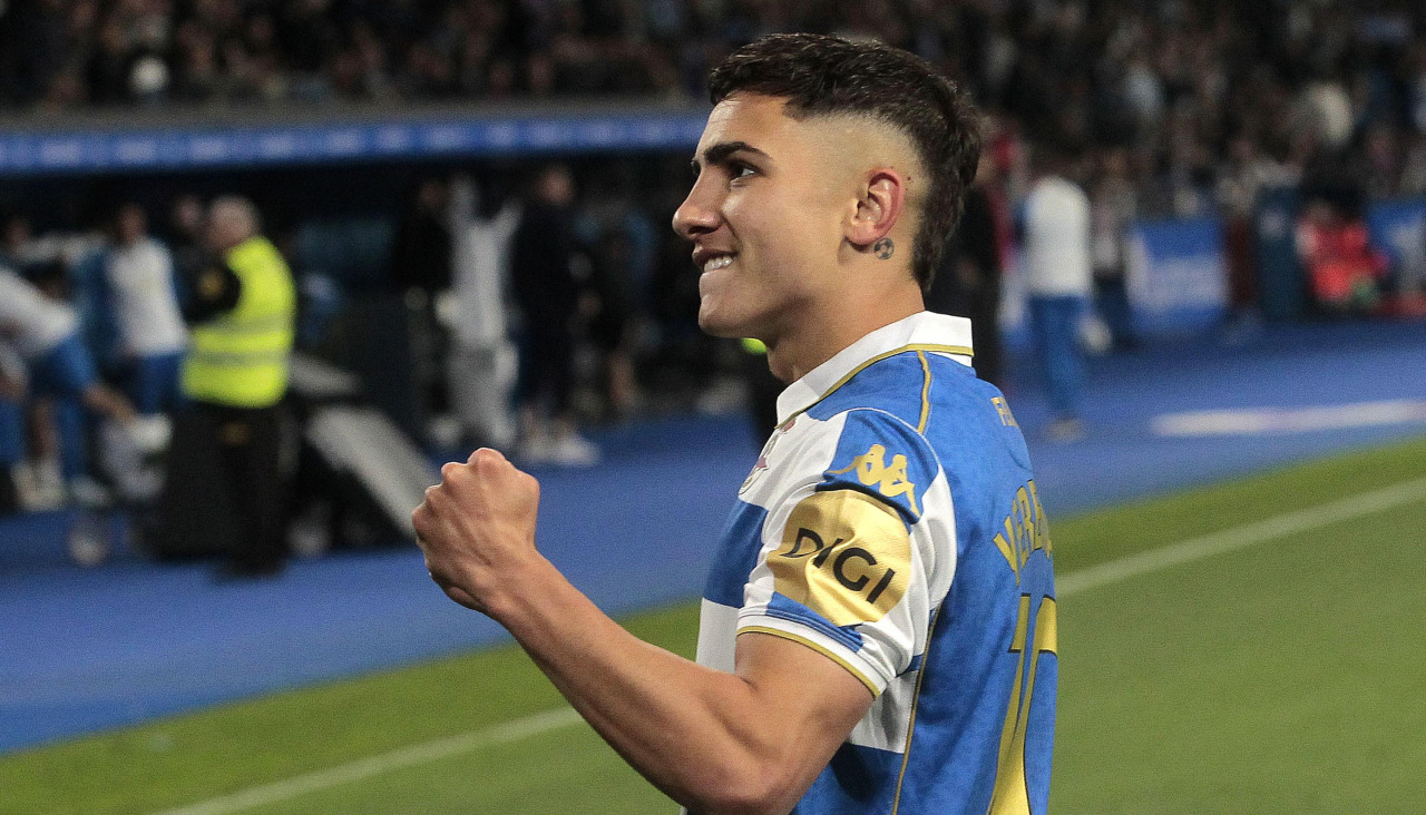Quintana. Deportivo - MirandÃ©s en Riazor