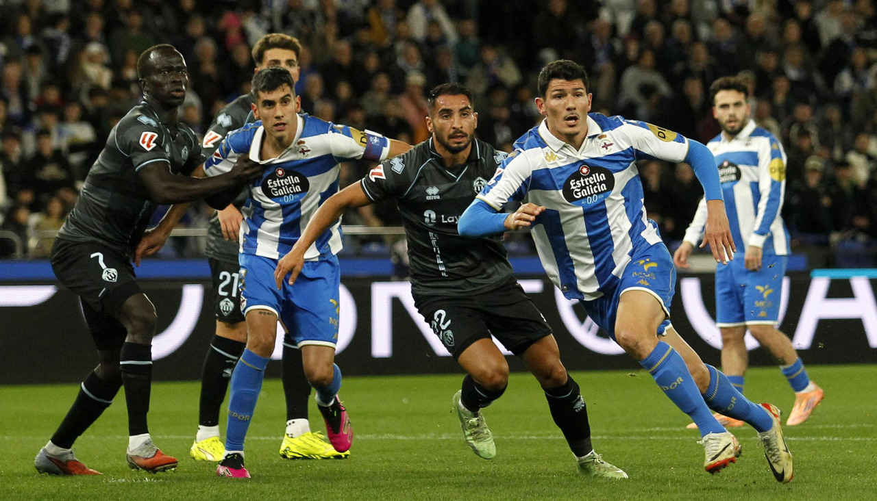 Villares y Loureiro, durante el Dépor-Castellón del pasado mes de diciembre en Riazor