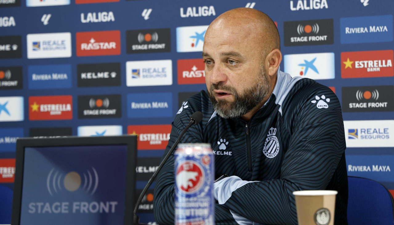 El entrenador del Espanyol, Manolo González