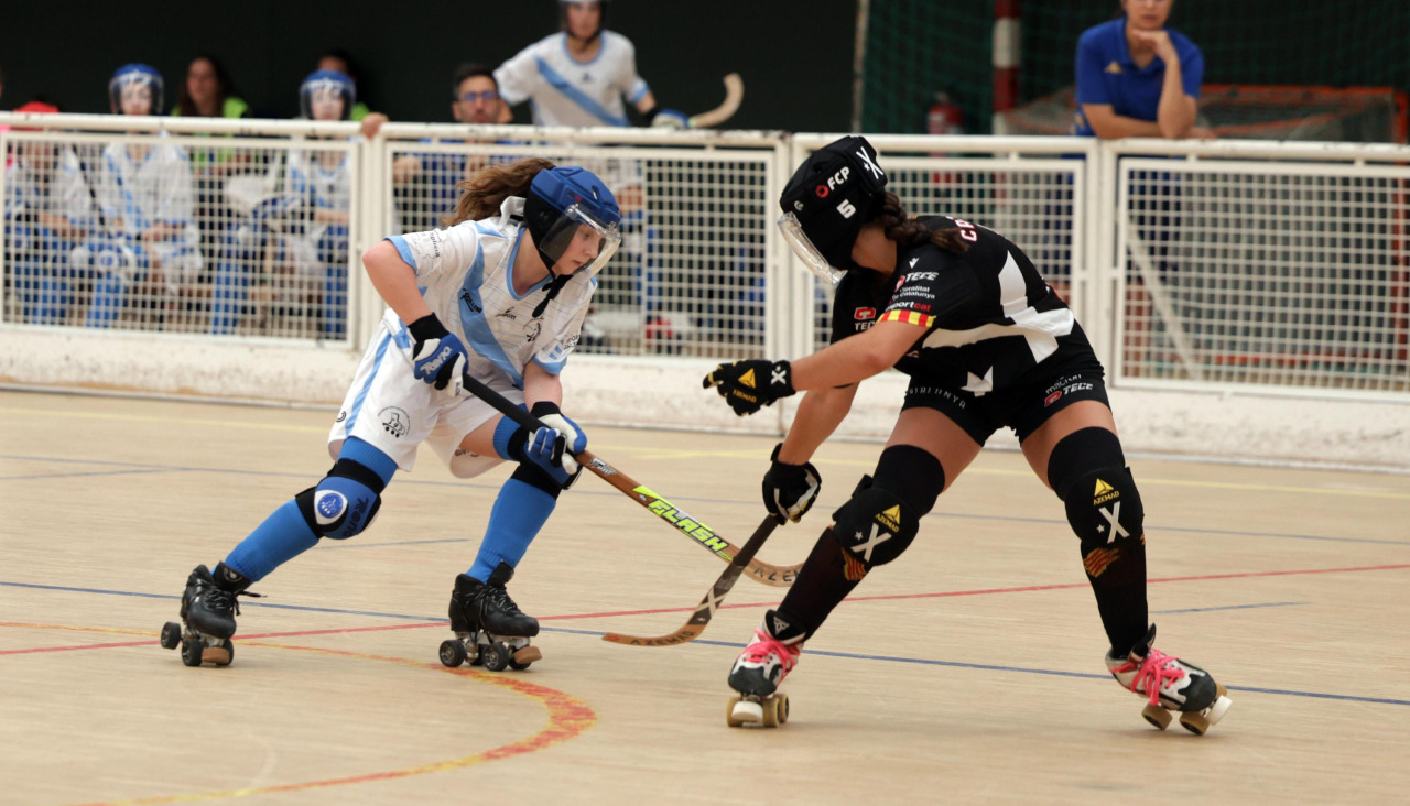 Partido entre Galicia y Cataluña del Campeonato de España de selecciones autonómicas en categoría femenina disputado en el pabellón de Monte Alto