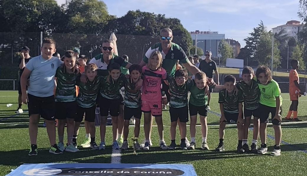 El Outeiro de Rei, campeón en categoría benjamín