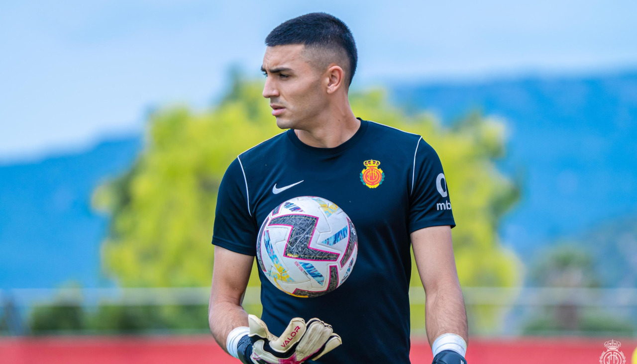 Leo Román, durante su etapa en el Mallorca