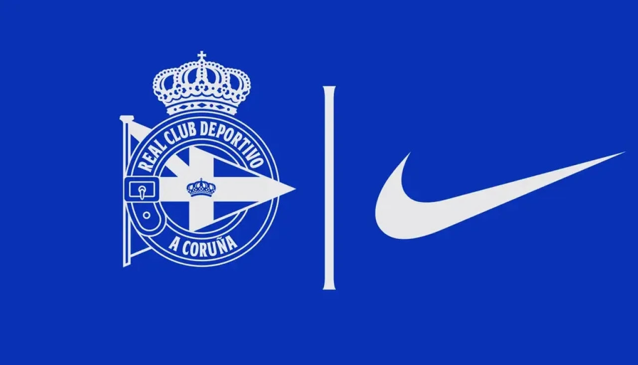 Imagen de la presentación del acuerdo entre el Deportivo y Nike