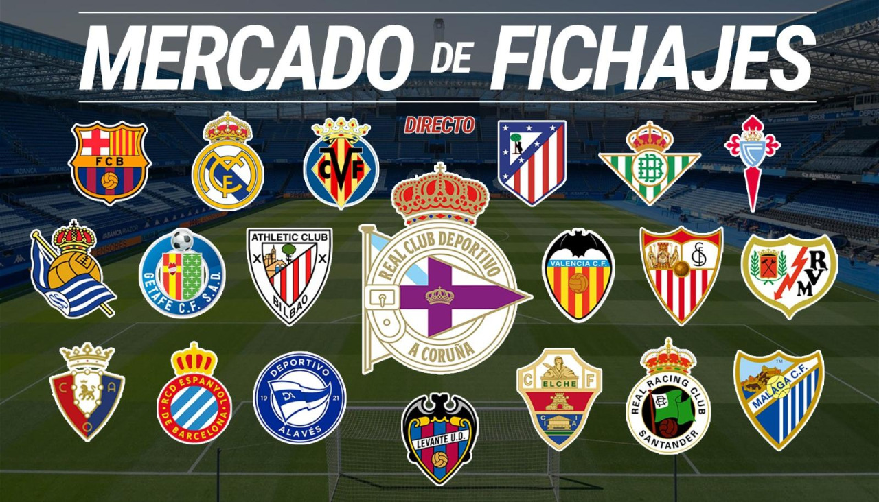 El mercado de fichajes de Primera División, en directo