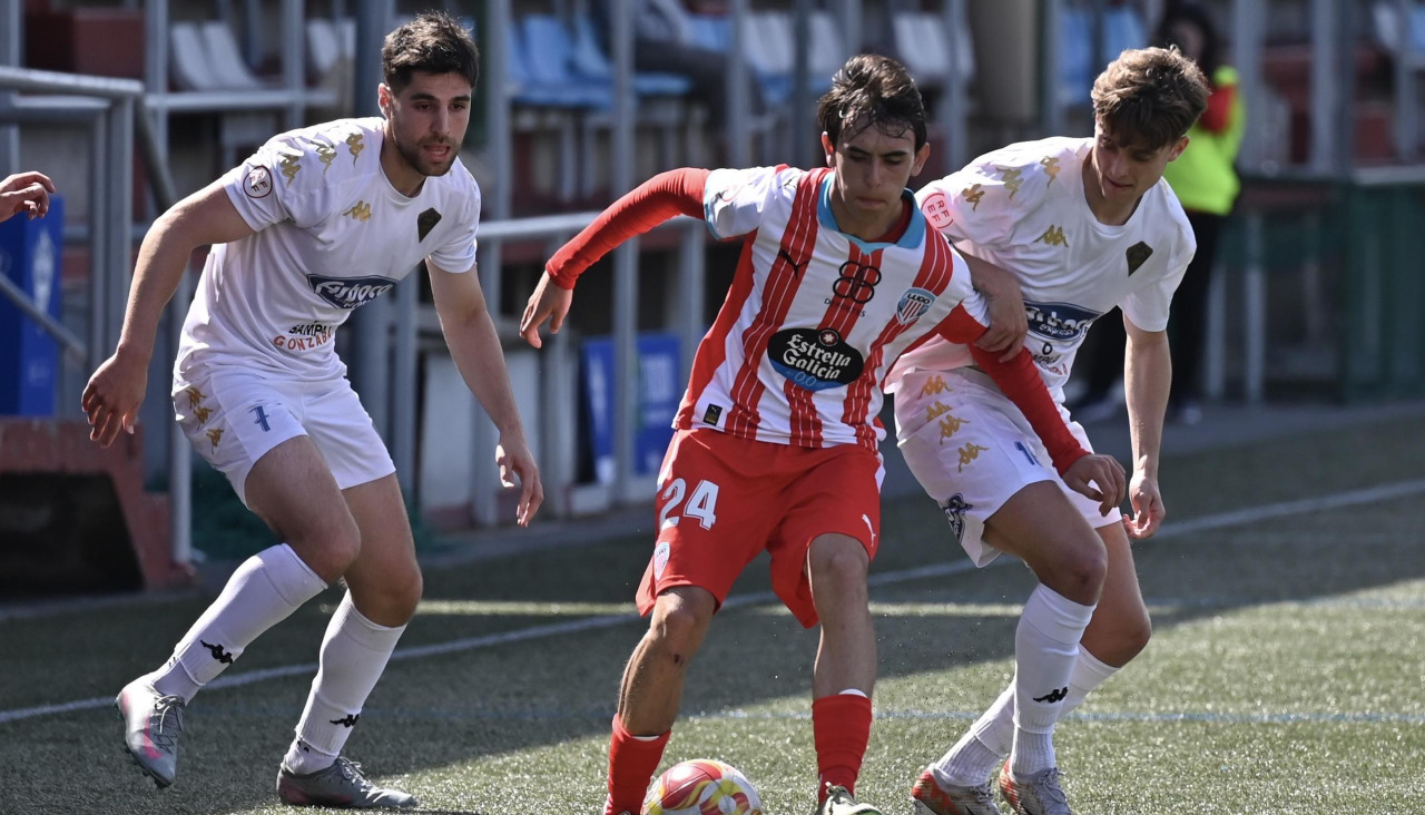 Silva-Lugo B, el pasado mes de abril en A Grela