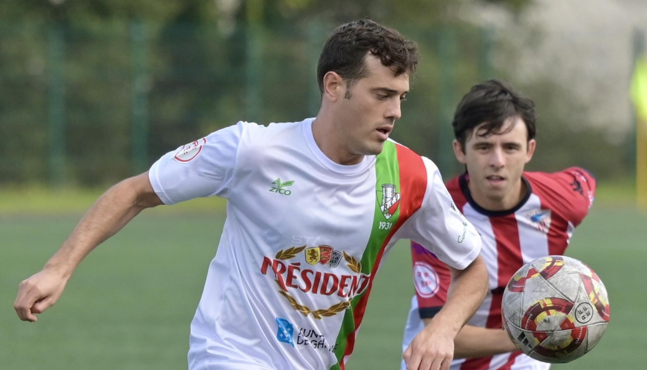 Cañi, durante su etapa en el Racing Villalbés