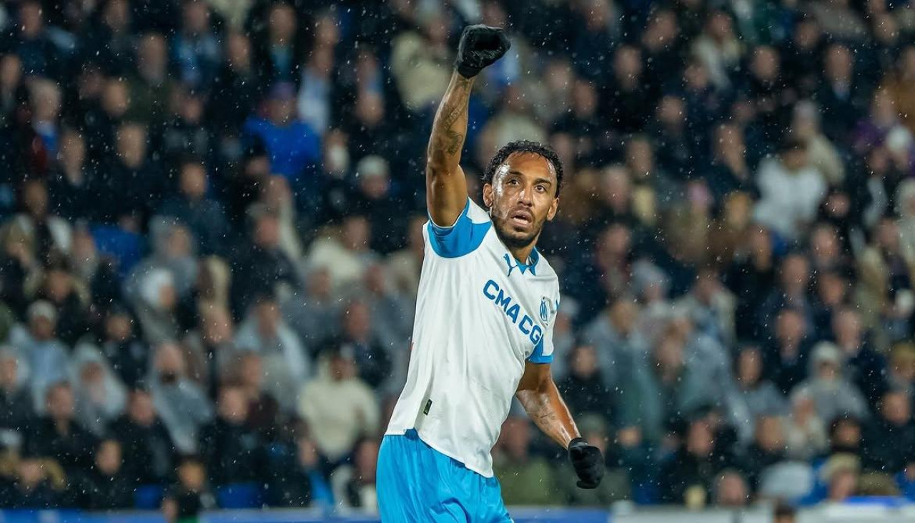 Pierre-Emerick Aubameyang en el Olympique Marsella