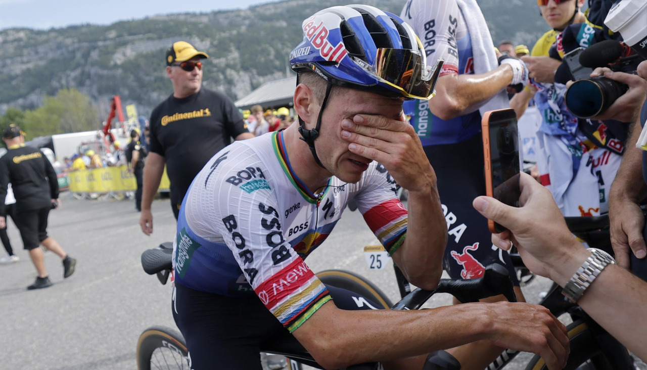Evenepoel, tras terminar la etapa