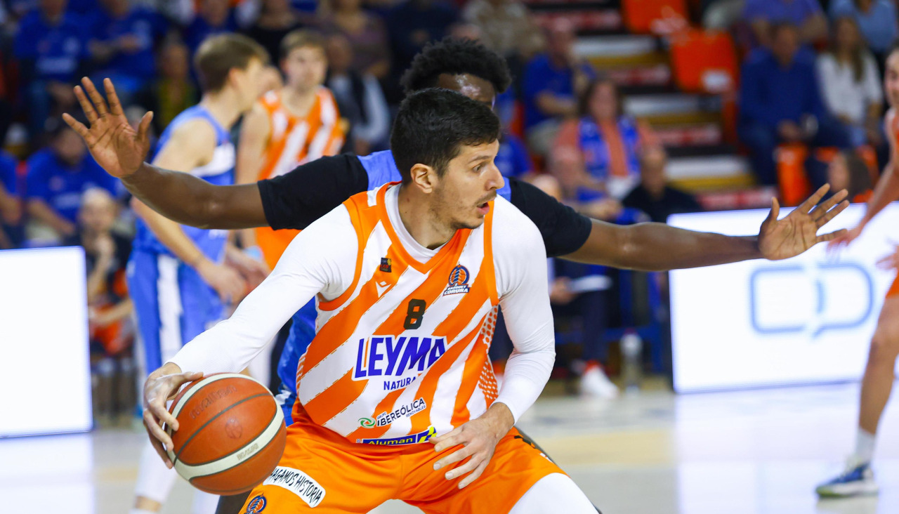 Goran Huskic, durante el Fuenlabrada-Básquet Coruña de la temporada 2023-24