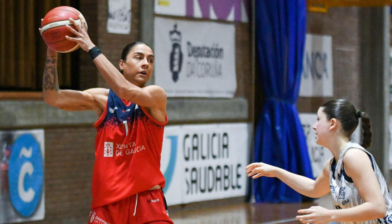 Carolina Arfinengo, en un partido con el Maristas | aeig