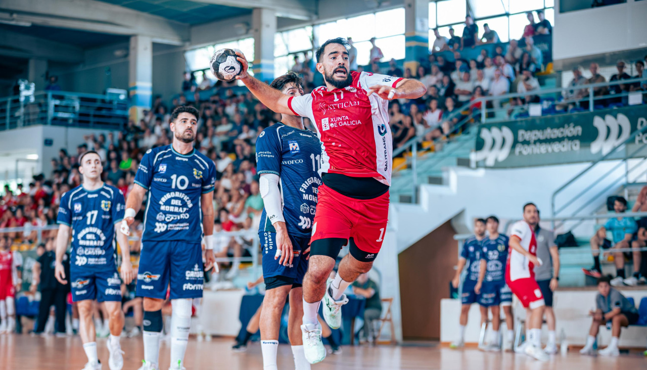 Gonzalo Carró durante la final contra Cangas