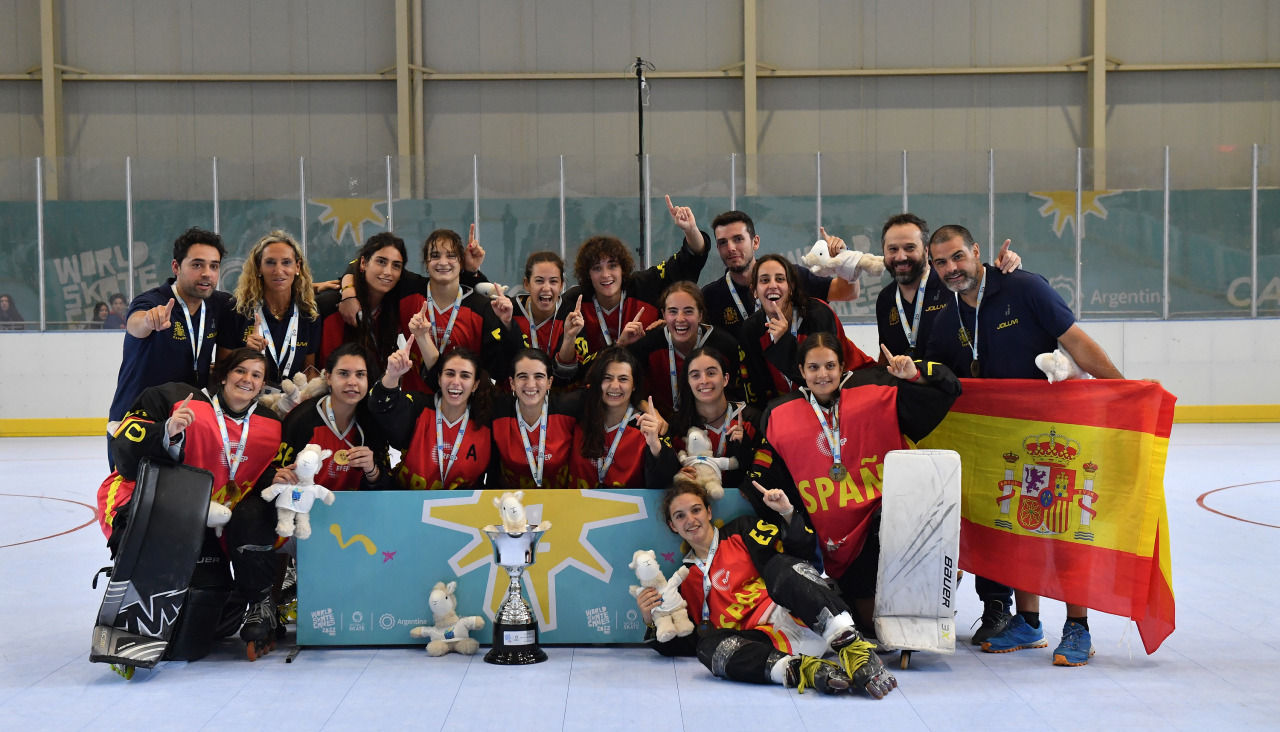 Hockey lu00ednea espau00f1a world skate games