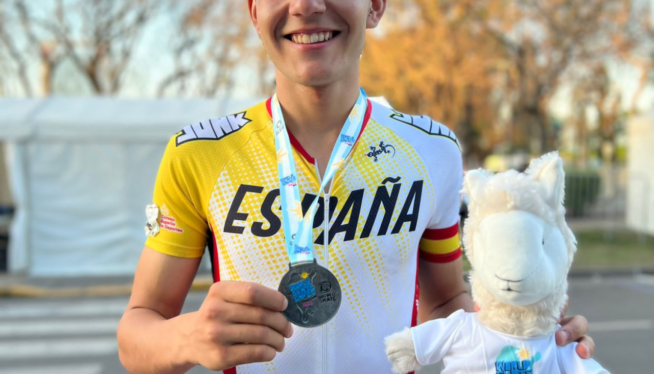 Manu taibo subcampeon mundial patinaje velocidad world skate games