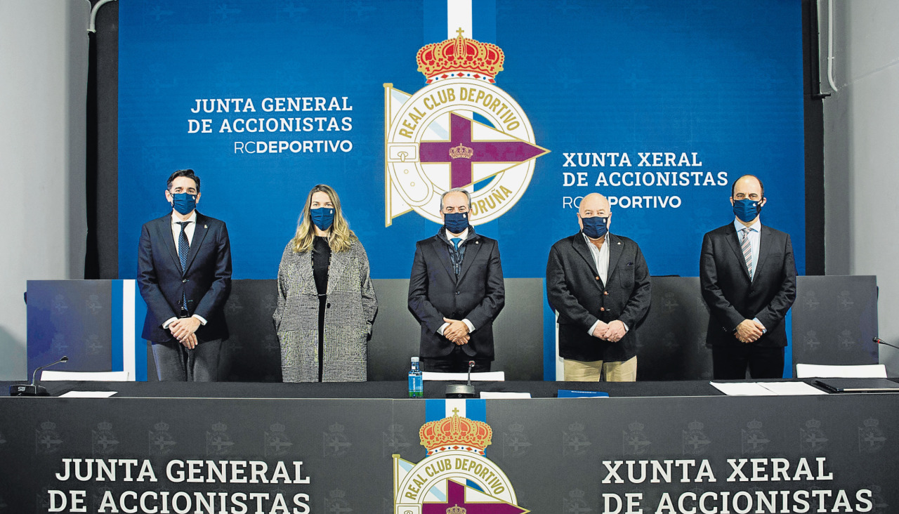 Junta de Accionistas del Deportivo en diciembre de 2021 RCDEPORTIVO