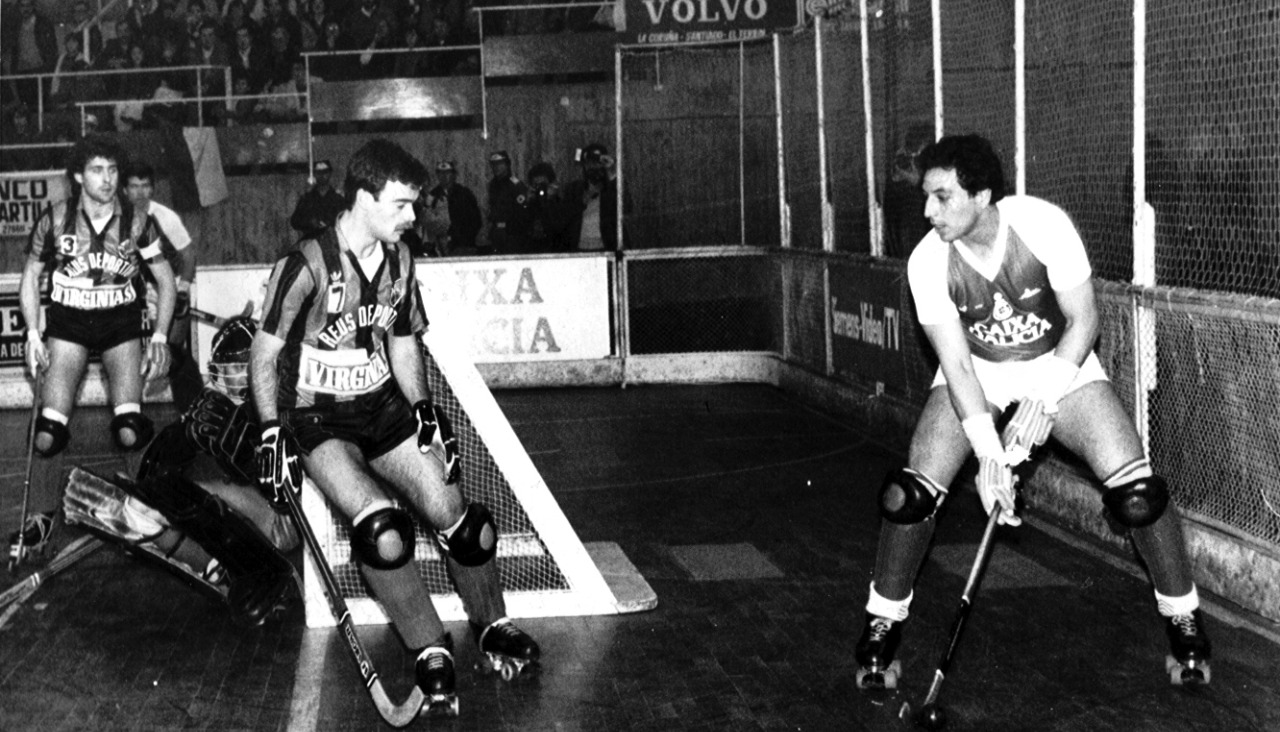 1982 83 Aguu0308ero contra Zabaliu0301a y Alabart (Liceo 2 Reus 1)
