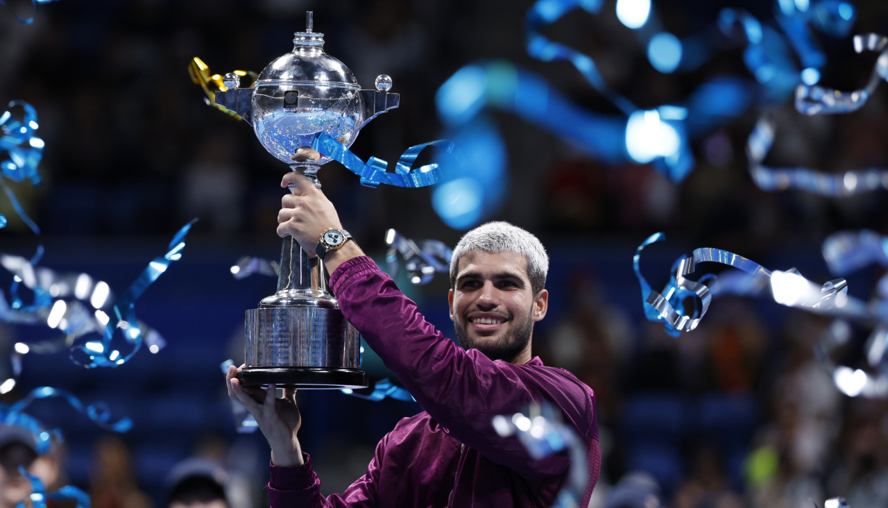 Alcaraz venció en el Abierto de Japón el pasado 30 de septiembre