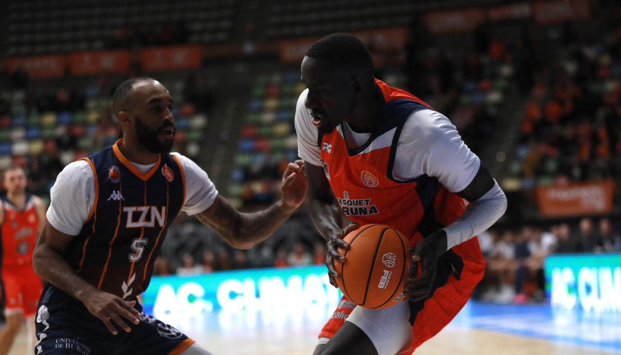 Diop durante el partido