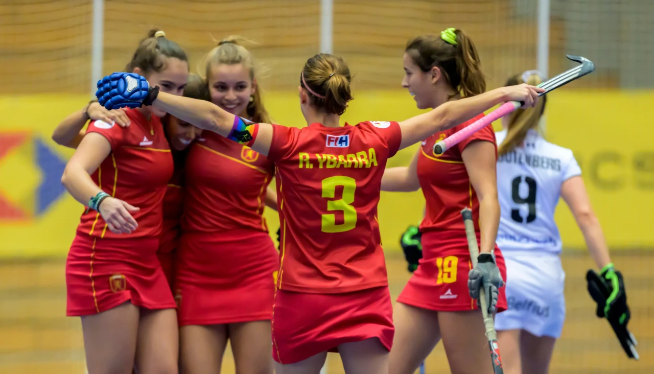 Las jugadoras de la selección española de hockey sala