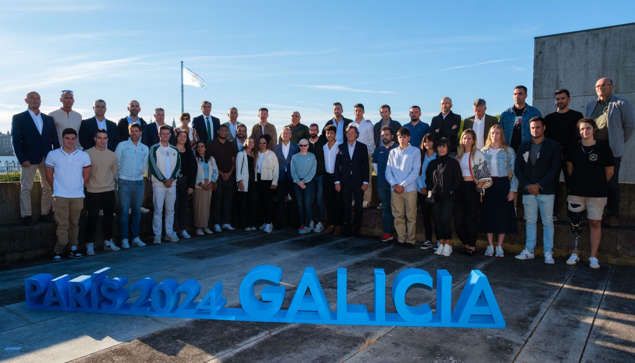 Imagen de todos os deportistas paralímpicos que reciben unha Axuda DGAN