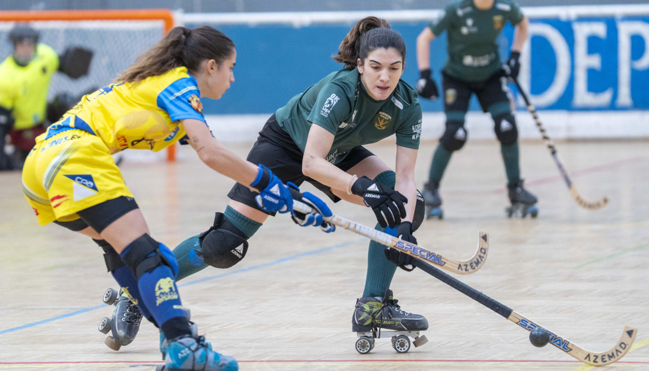 Alejandra Martín, del Marineda, en un partido de esta temporada