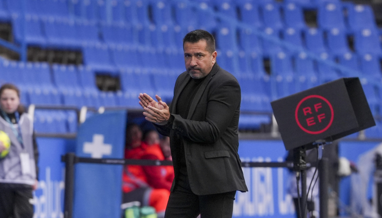 Fran Alonso en el encuentro entre Deportivo y Costa Adeje Tenerife