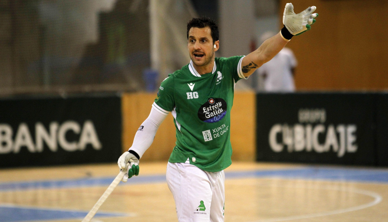 Toni Pérez, en un partido de esta temporada