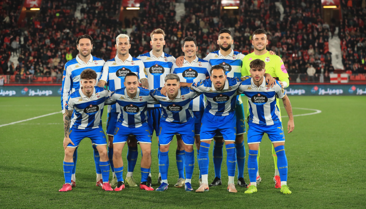 El once del Dépor ante el Almería