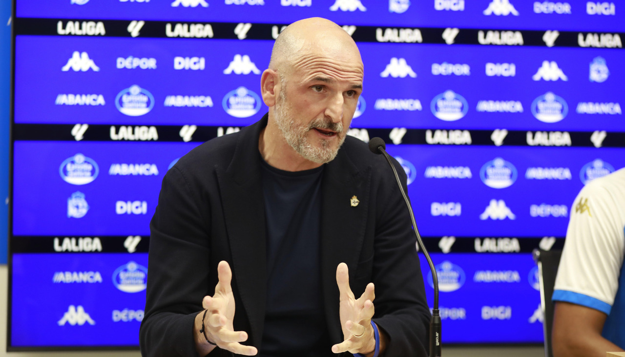 Fernando Soriano, durante una rueda de prensa esta temporada