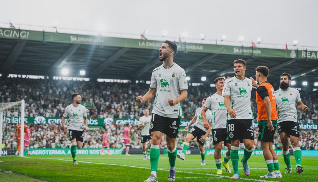 El Racing de Santander doblegó al Castellón 3-1 en la primera vuelta