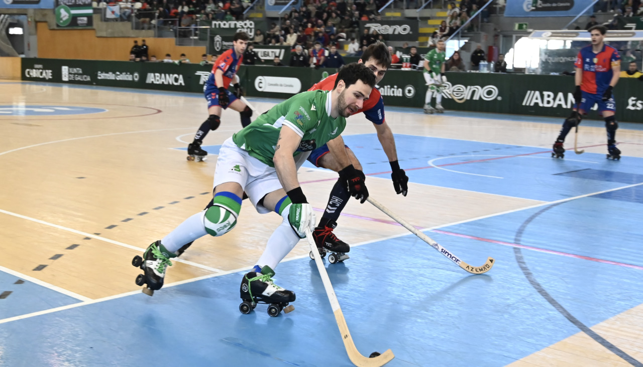 Jugada del Liceo-Igualada de este domingo en el Palacio