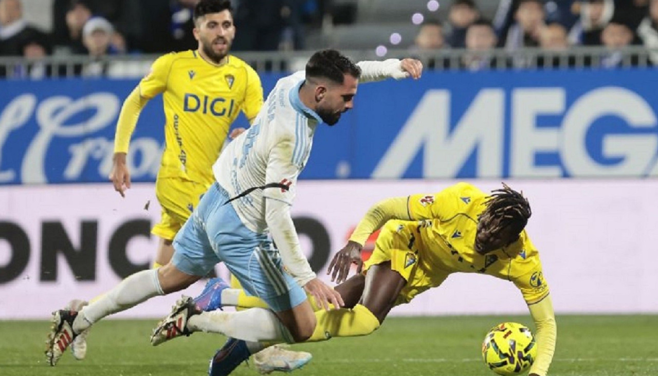 El Cádiz se impuso esta campaña en la primera vuelta 1-2 al Zaragoza
