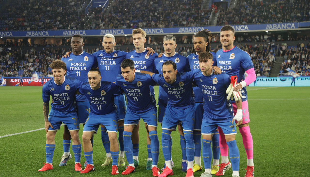 El once del Dépor ante el Zaragoza