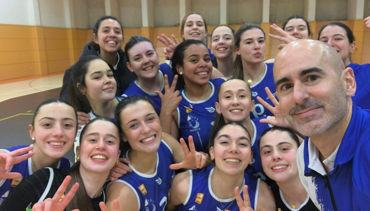 El equipo júnior del Ciudad de A Coruña