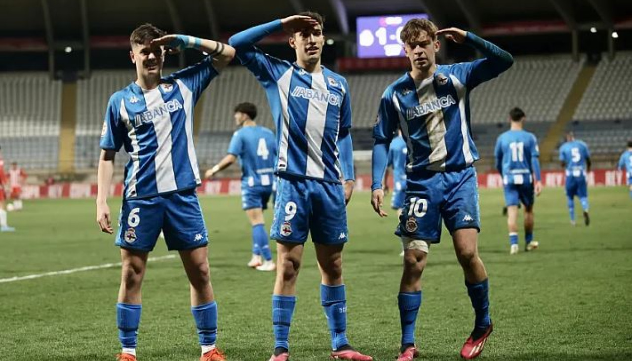 Rubén López, Martín Ochoa y Diego Gómez en su etapa juvenil