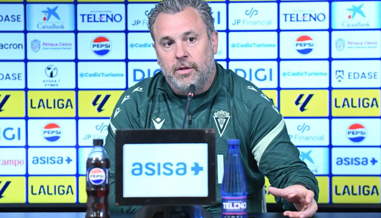 Sergio, en sala de prensa
