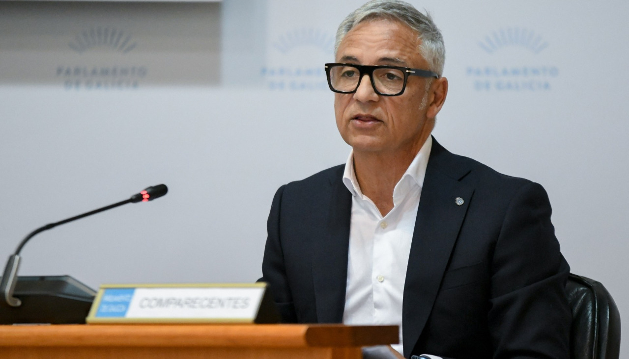 Roberto García durante su intervención