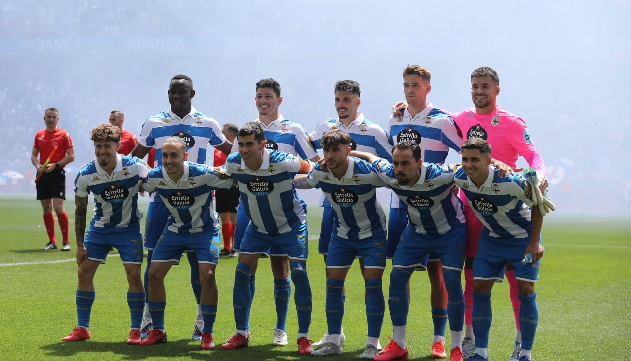 Once del Dépor ante el Andorra