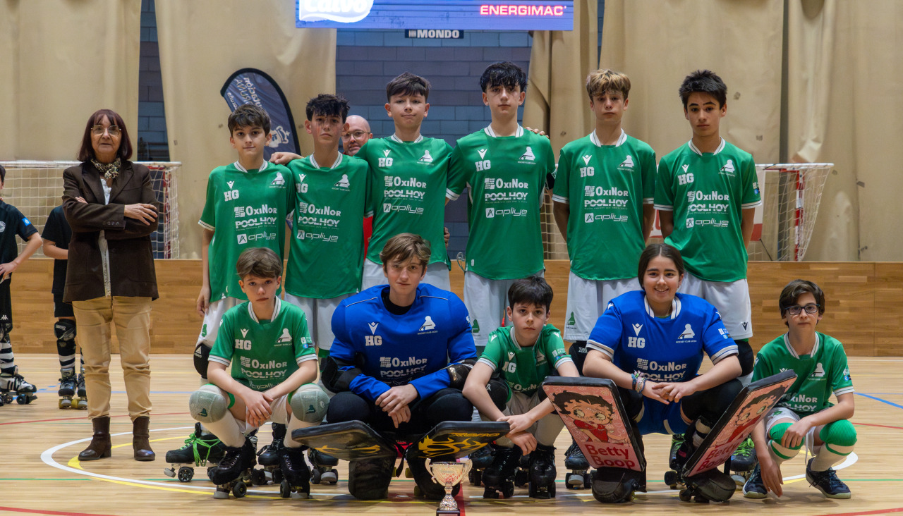 Equipo alevín masculino del Liceo