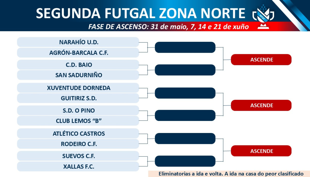 Fase de ascenso a Primera Futgal (zona Norte)