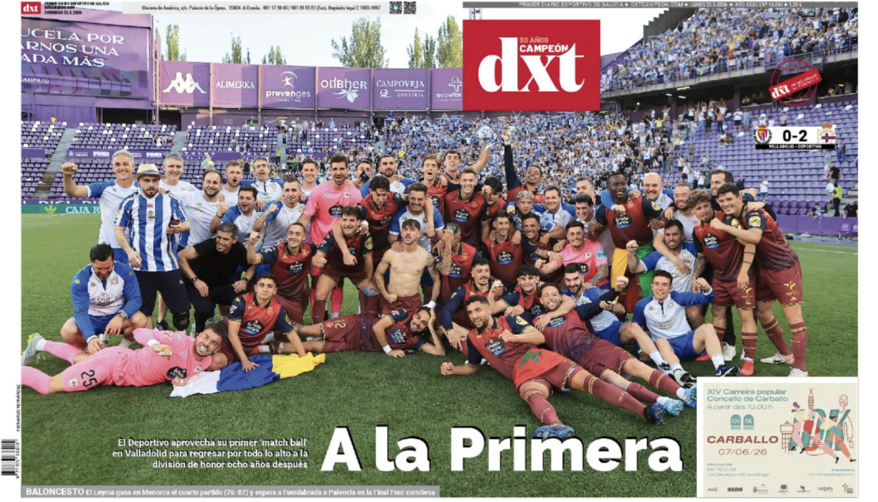 Portada de DXT Campeón del 25 de mayo de 2026