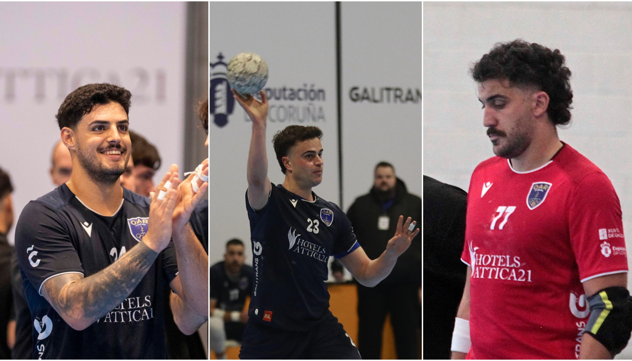 Álex Malid, Diego Martínez y Álex Conde