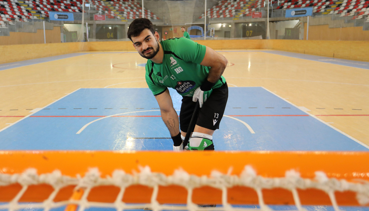 Bruno Saavedra, en el Palacio de los Deportes de Riazor