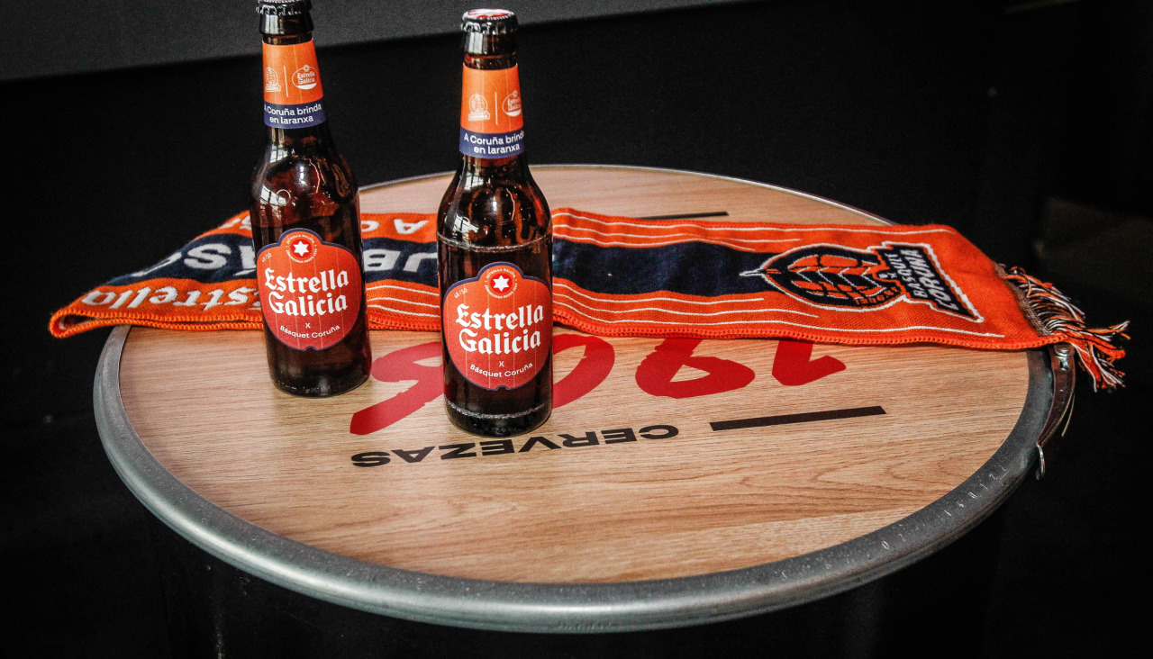 Edición limitada de Estrella Galicia y el Básquet Coruña