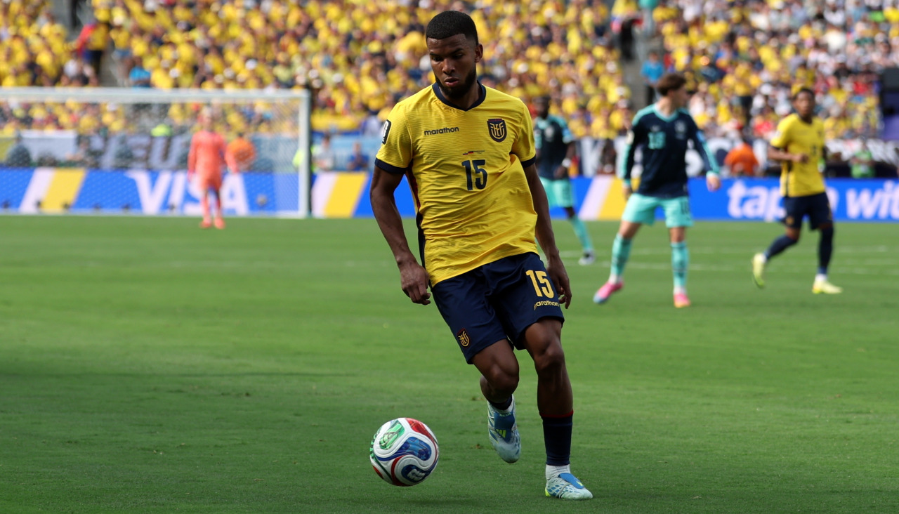 Pedro Vite, en un encuentro con Ecuador