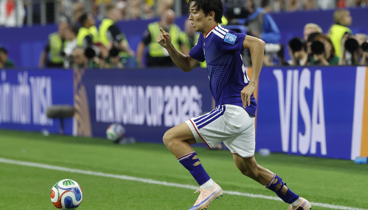 Keito Nakamura, con la selección japonesa